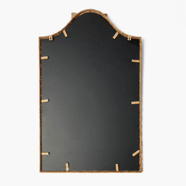 Simple Bow Rattan Mirror