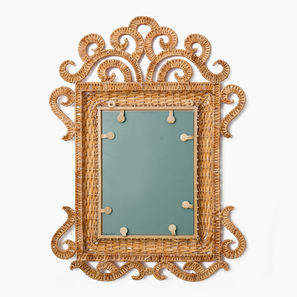 Taylor Rattan Mirror - Rectangular - Small