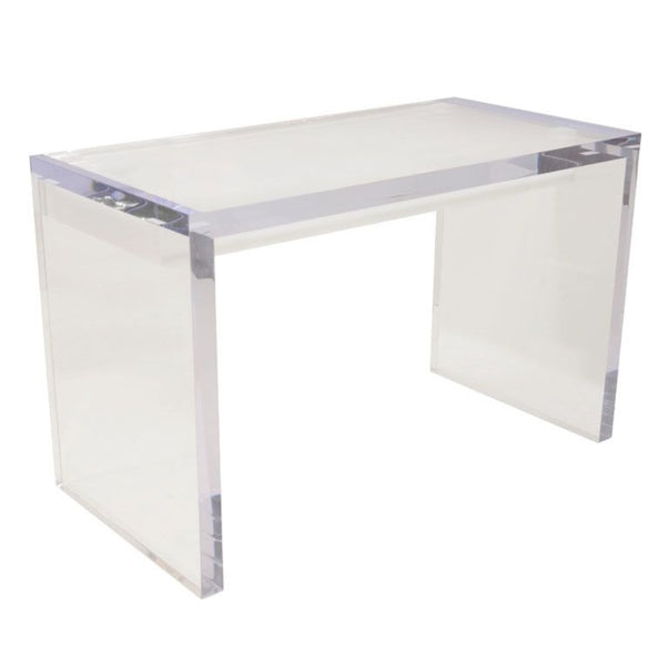 Lucite Parsons Slab Desk - 60" x 30"