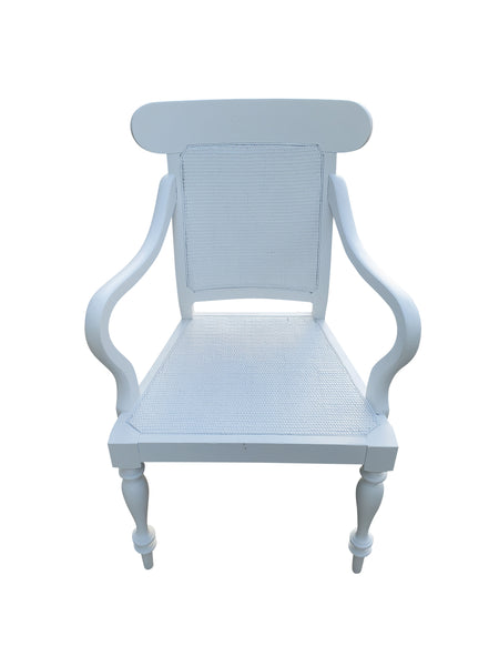 Set of 5 Vintage Rattan & Wood Armchair