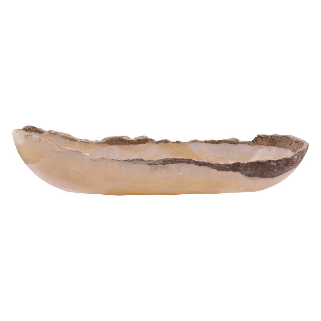 Nacar Onyx Bowl - Canoe