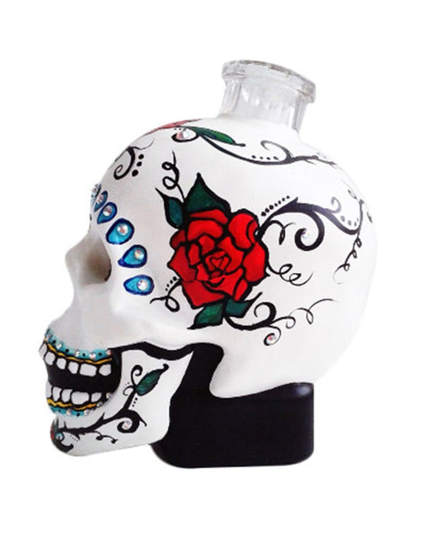 Skull decanter with swarovski crystals