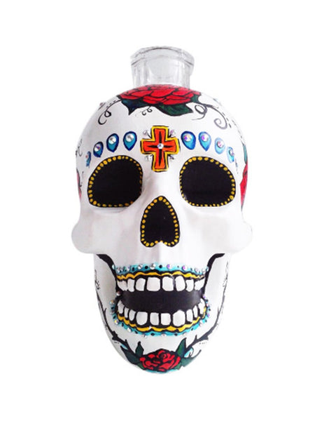 Skull decanter fine art by leslie wiles