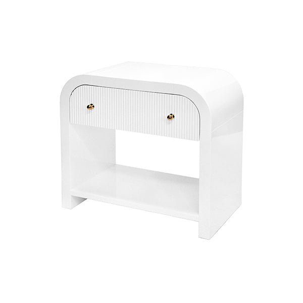 Worlds away esther nightstand white