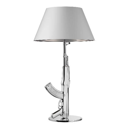 AK47 TABLE lamp silver