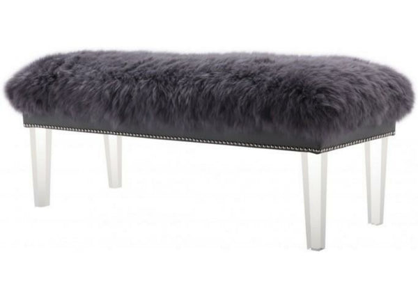 Sheepskin Bench - 48" - Choice of Color