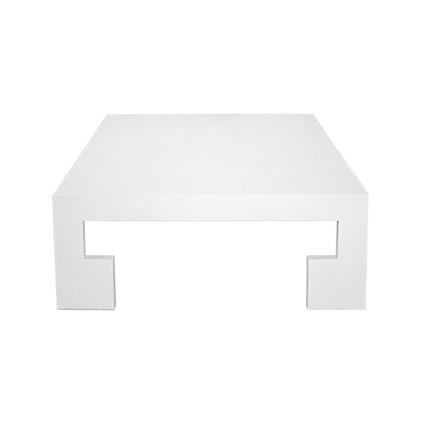 Worlds Away Kaplan greek key coffee table