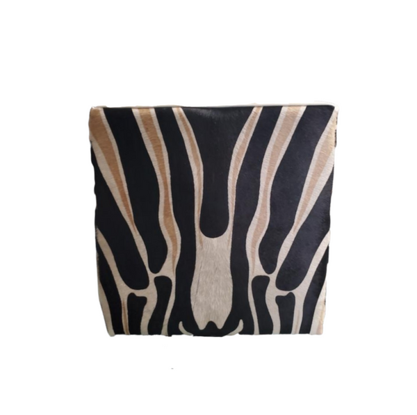 Zebra Ottoman - Cube - Choice of Size