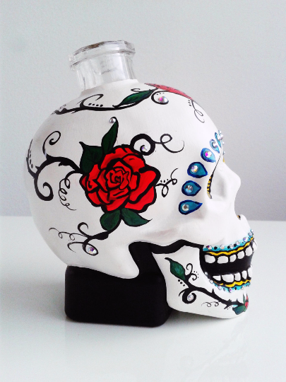 skull decanter