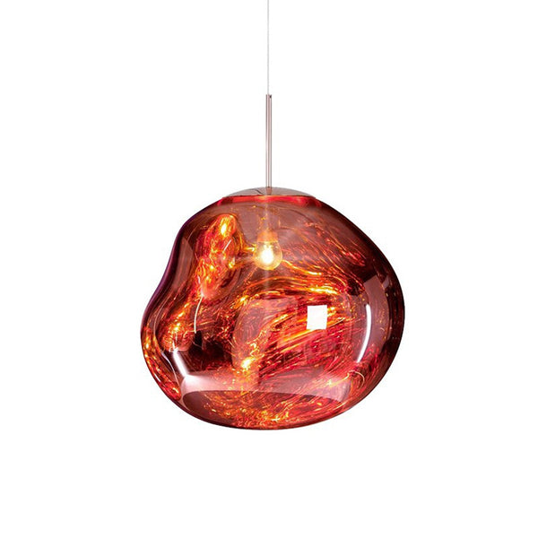 Tom Dixon Style Melt Pendant - Silver/Gold/Copper - Choice of Size