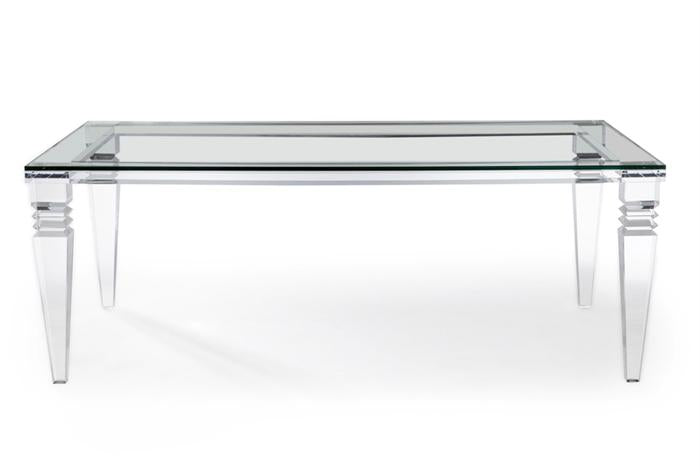 lucite dining table