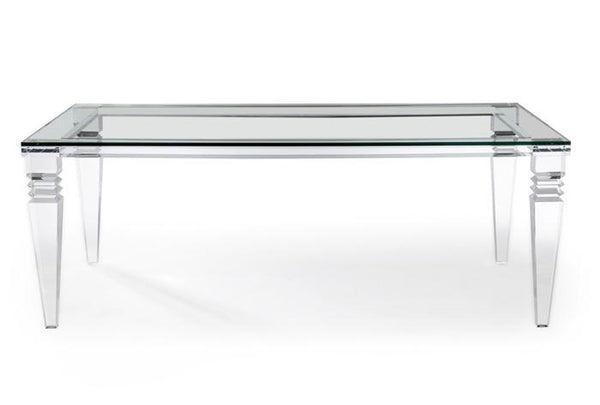 lucite dining table