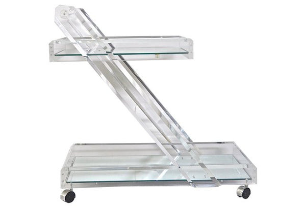 acrylic barcart
