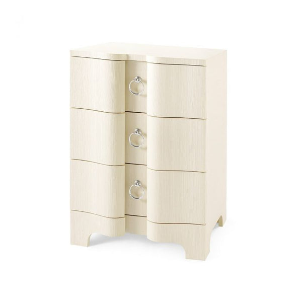 Bardot 3 Drawer Side Table - Natural