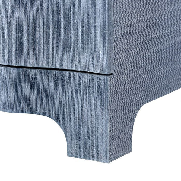 Bardot 3 Drawer Side Table - Navy Blue