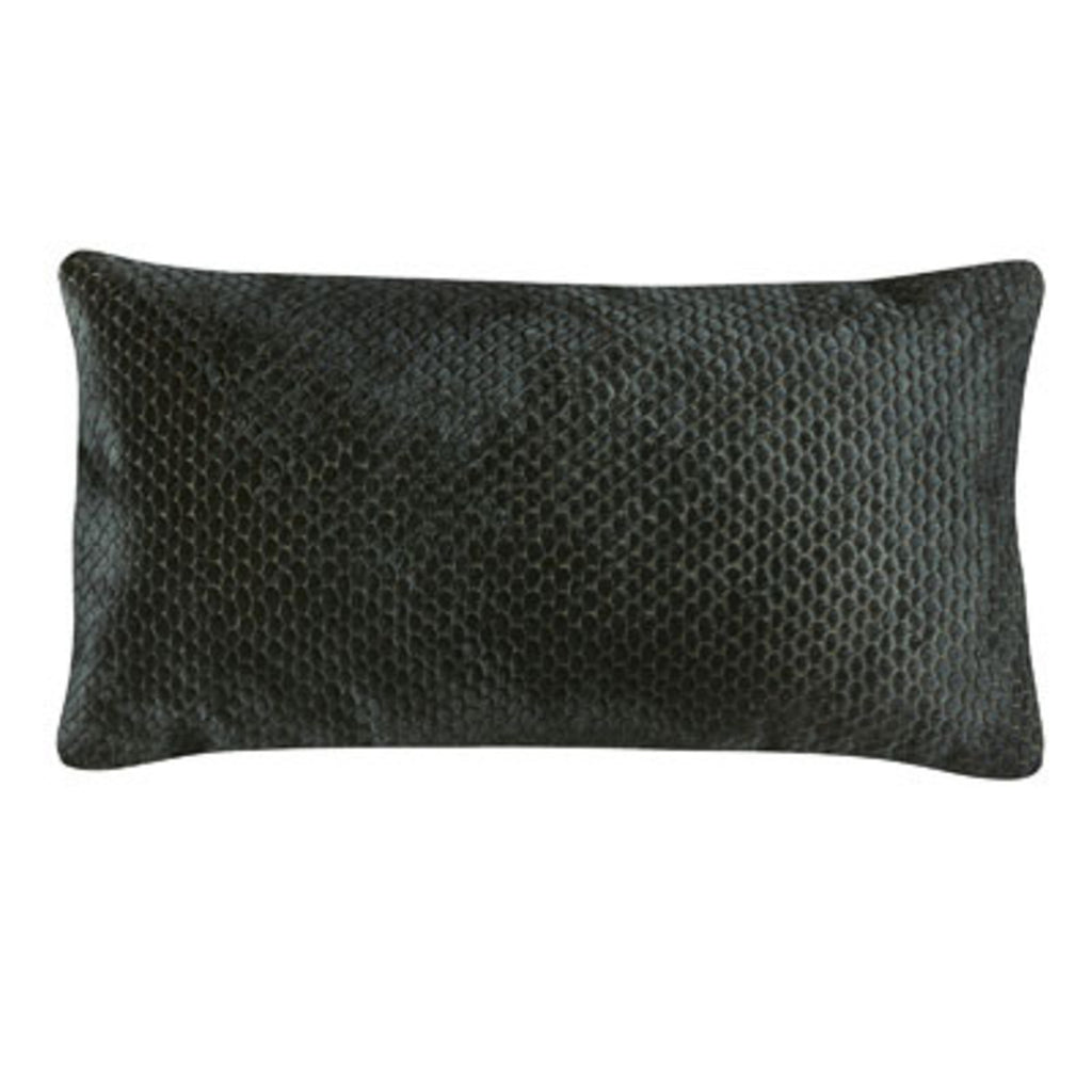 Black Meridian Hair On Hide Pillow
