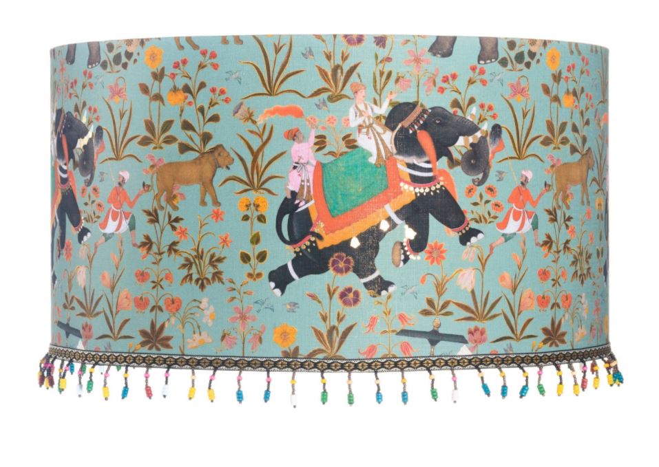 HINDU Aquamarine Lampshade