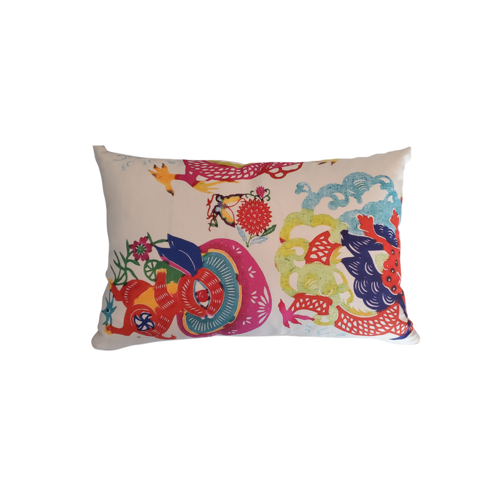 Mandarin Brights Chinoiserie Throw Pillow