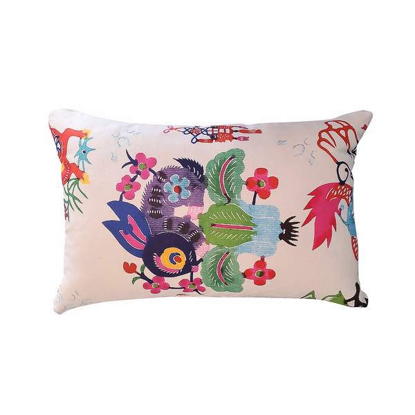Mandarin Brights Chinoiserie Throw Pillow