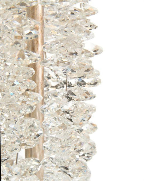 Cascading Crystal Two-Light Wall Sconce