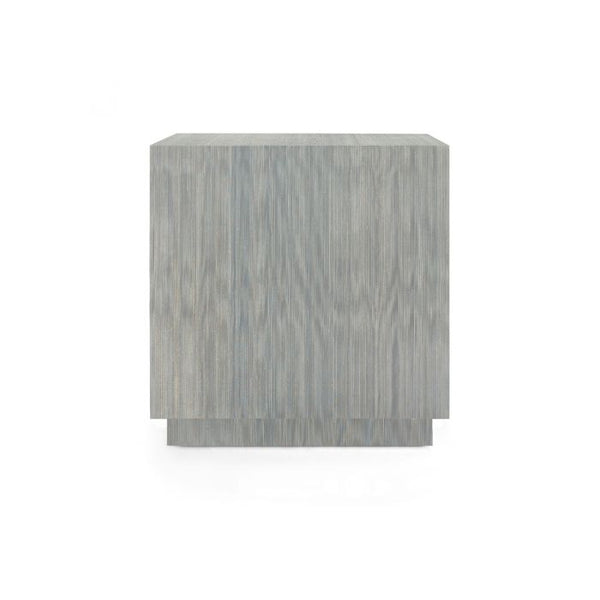 Parker 2 Drawer Side Table - Slate Blue