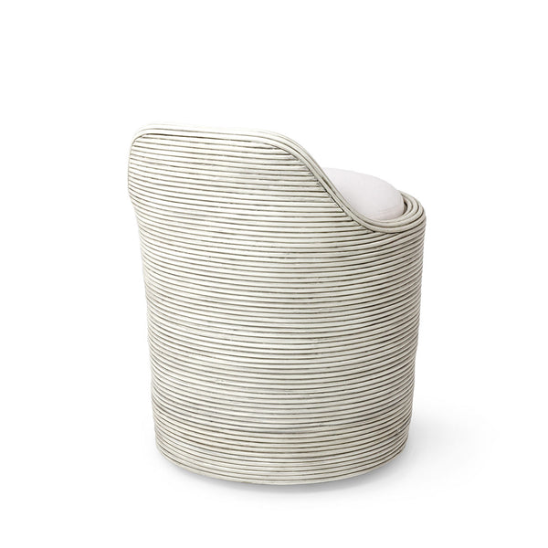 Enzo Swivel Stool Whitewash