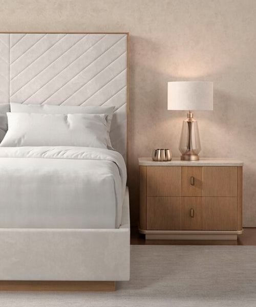 Meet U in The Middle Bed - Ash Driftwood - Choice of Size