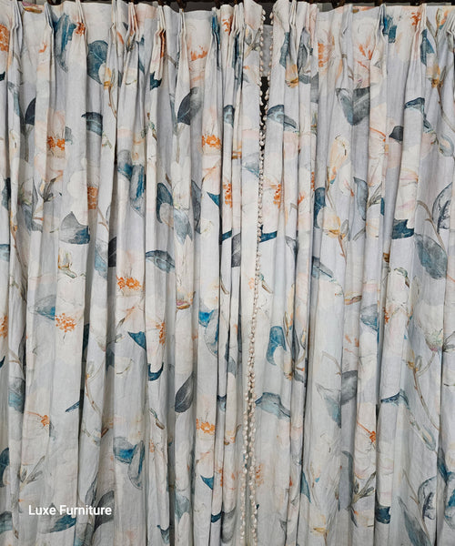 Custom Fine Linen Drapery Panels