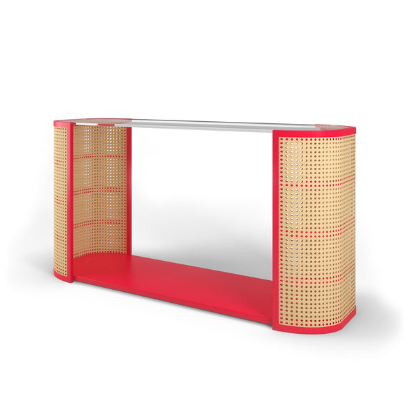 LOLA CONSOLE TABLE Bulls Eye Red