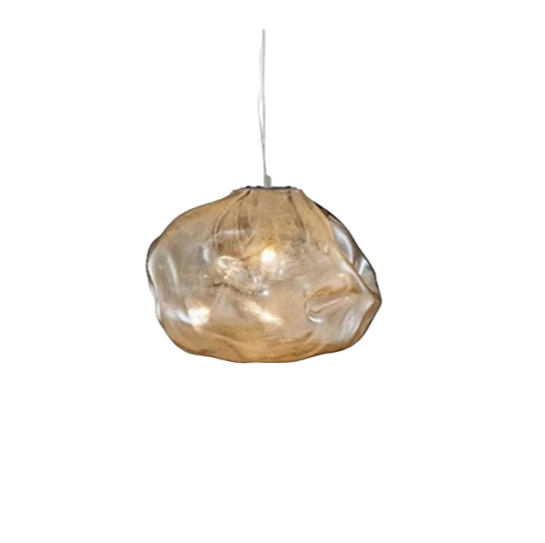 Tom Dixon Melt Pendant Amber Glass small