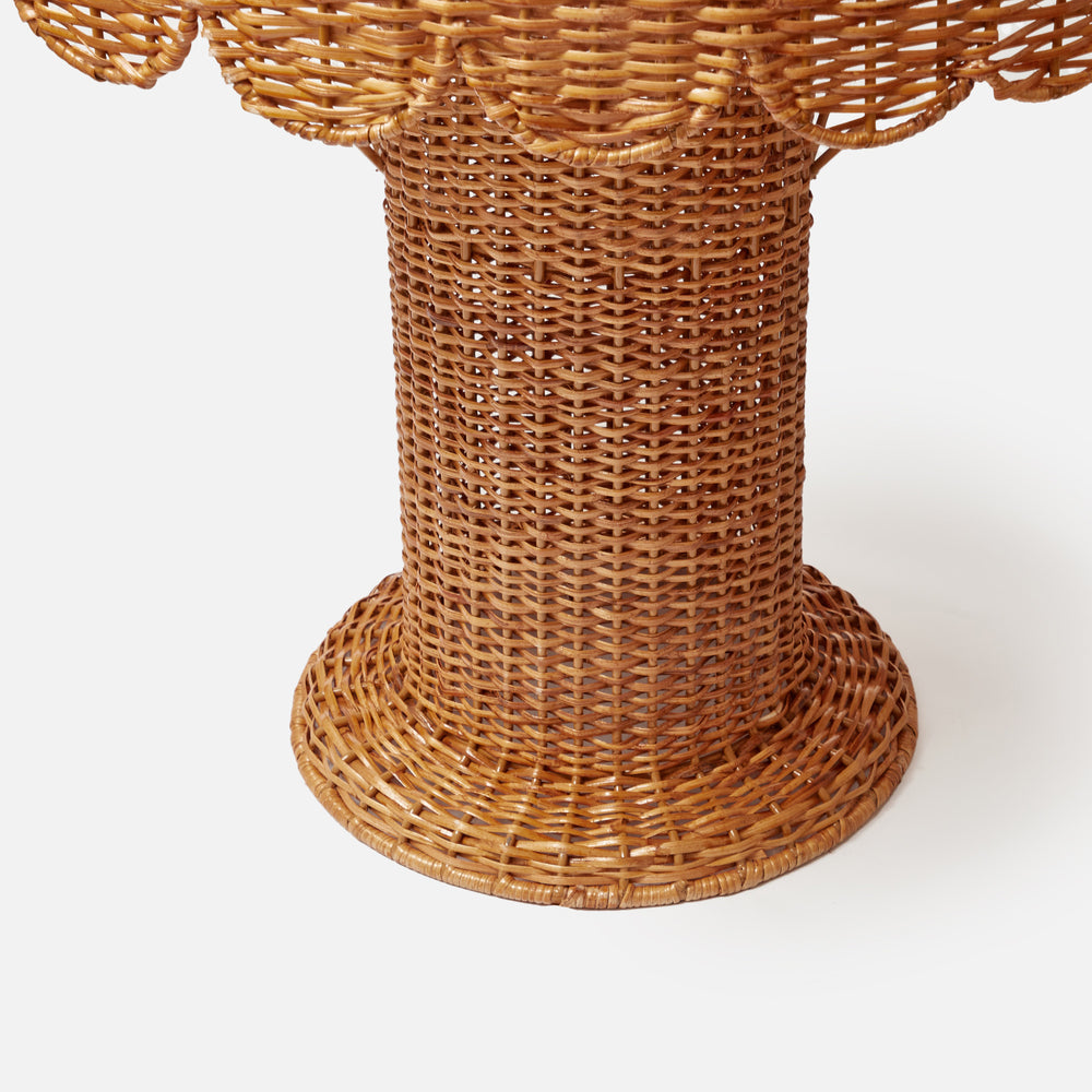 Rattan Round Table – Luxe Furniture Inc