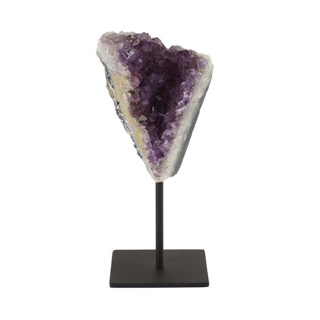 Amethyst geode on stand