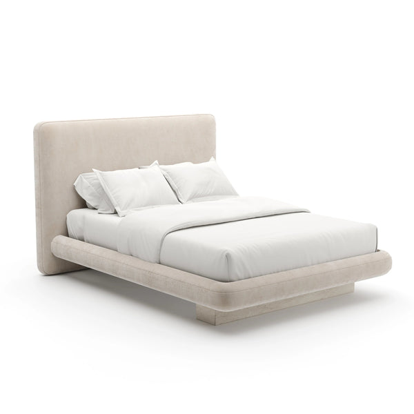Overlap Bed - Travertine