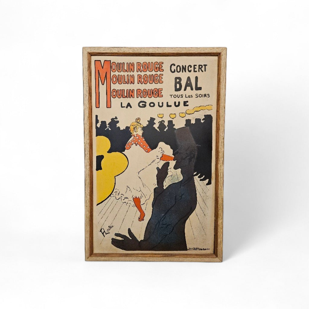Mid Century Moulin Rouge La Goulue Lithograph by Henri de Toulouse-Lautrec