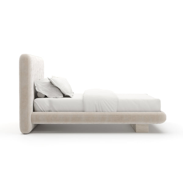 Overlap Bed - Travertine