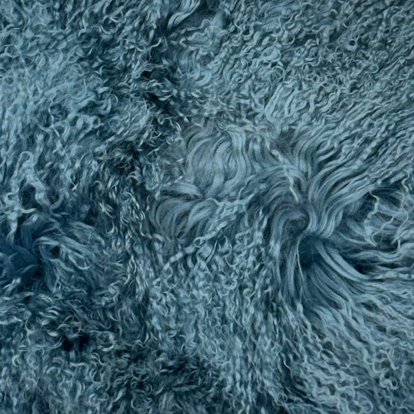 Mongolian Fur Poof Ottoman - Choice of Color