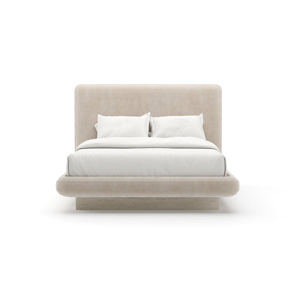 Overlap Bed - Travertine
