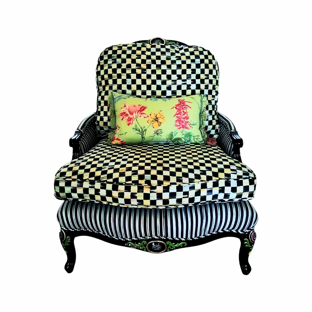 McKenzie Childs Armchair
