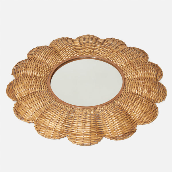 Daisy Rattan Mirror