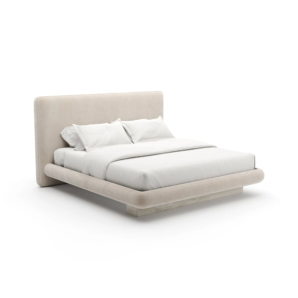 Overlap Bed - Travertine