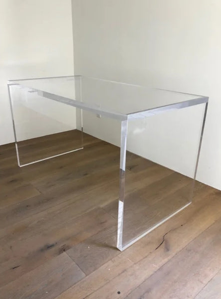 Luxe lucite desk