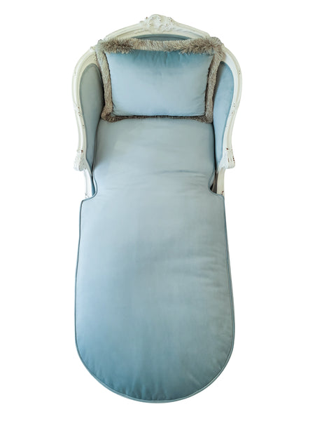 Antique Chaise Lounge - Robins Egg Blue
