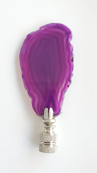 Geode Slice Lamp Finial