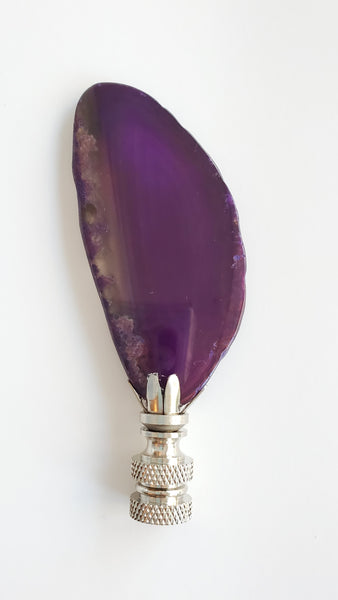 Geode Slice Lamp Finial