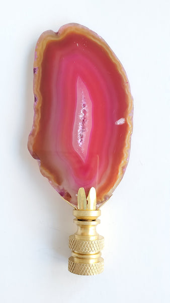 Geode Slice Lamp Finial