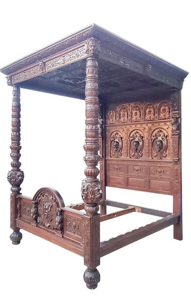 Elizabethan tester bedstead
