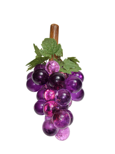 Mid century purple lucite grapes
