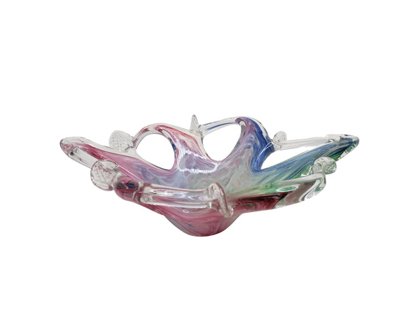 Antique Murano Rainbow Bowl