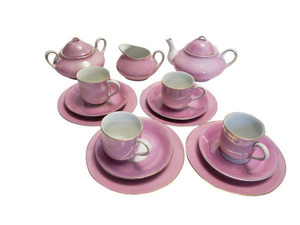 Pink Tea Set