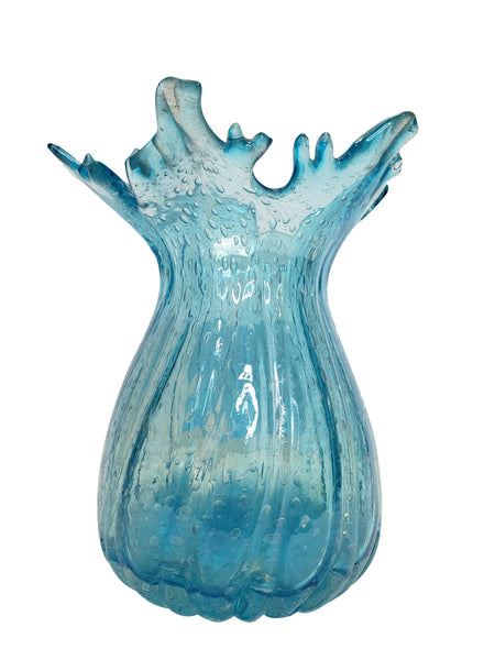 Small Vintage Murano Aqua Glass